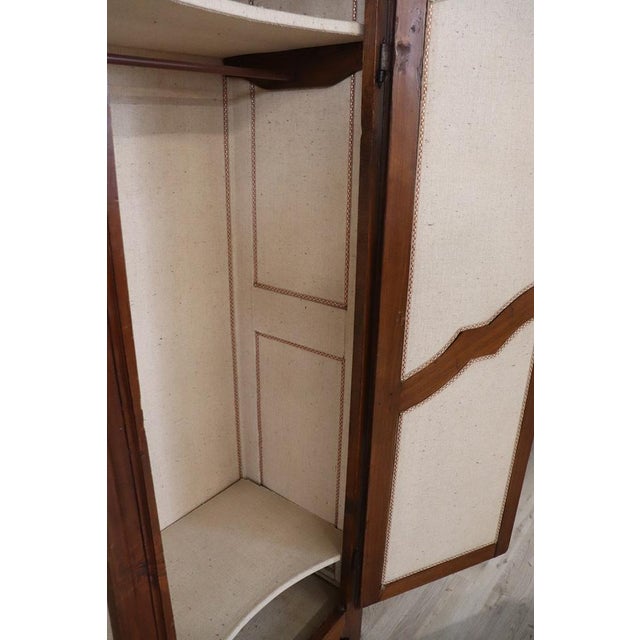 Antique Poplar Wardrobe, Early 18th Century For Sale - Image 4 of 17