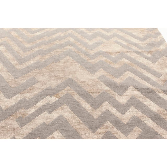 Contemporary Rocky Peaks Geometric Rug by Doris Leslie Blau For Sale - Image 4 of 5