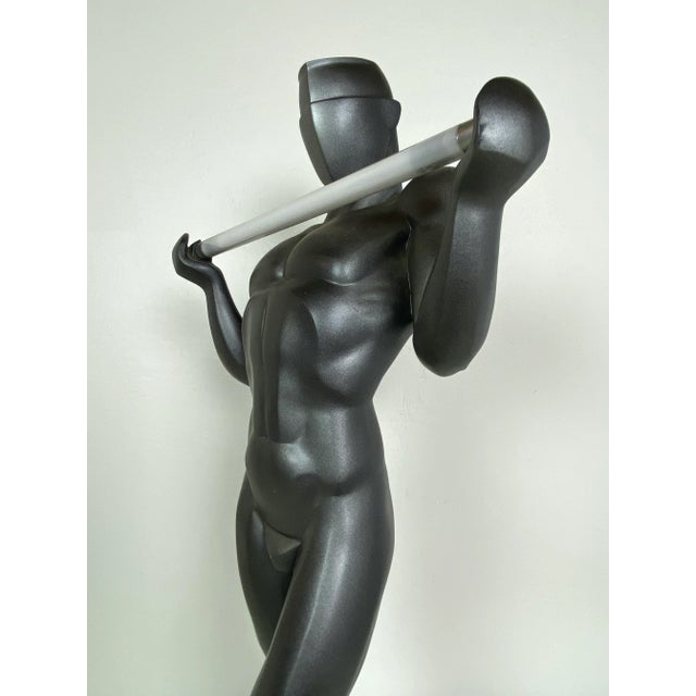 Art Deco Taus Table Lamp by Eric Bug for Febrer, 1985 For Sale - Image 9 of 18