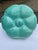 1940s French Gien Turquoise Majolica Oyster Plate For Sale - Image 9 of 12