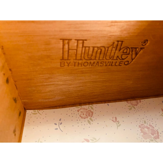 Pair of Midcentury Walnut Nightstands, From Huxley Collection by Thomasville For Sale - Image 9 of 9