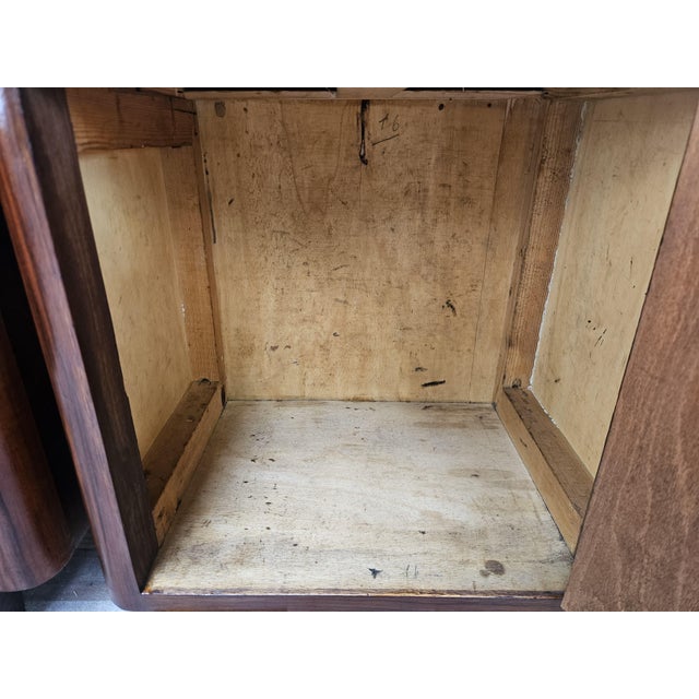 Art Deco Bedside Tables in Briar Root and Bakelite, 1940, Set of 2 For Sale - Image 15 of 18