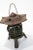 Metal Japanese Iron Pagoda Garden Candle Lantern 1940's For Sale - Image 7 of 13
