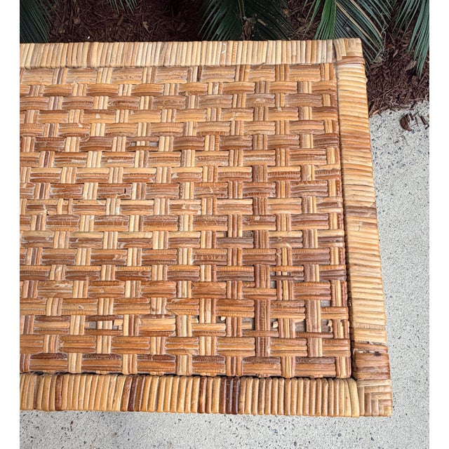 Vintage Island Style Wrapped Rattan Chest of Drawers For Sale In Savannah - Image 6 of 15