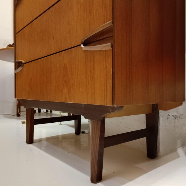 Brown 5-Drawer Chest from Remploy, England, 1970s For Sale - Image 8 of 9