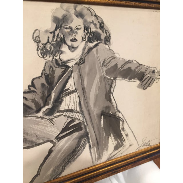 Late 20th Century Studio Drawing For Sale - Image 4 of 10