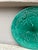 Rustic 19th Century Green Majolica Orchid Plate Saint Clement For Sale - Image 3 of 4