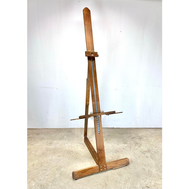 Metal Vintage Anco Bilt Folding Wooden Artist’s Easel For Sale - Image 7 of 12