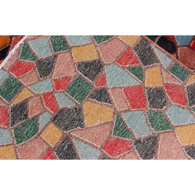 Mid-Century Modern Design Rug Inspired by Stained Glass & Unique Complexion For Sale - Image 11 of 12