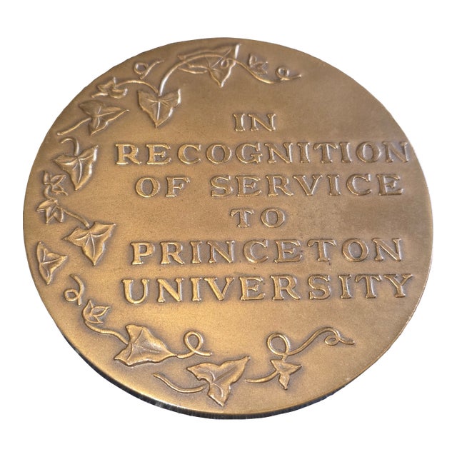 Princeton University Bronze Medal by JSR For Sale