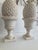 Italian Blanc Glazed Ceramic Pineapples in Urns - A Pair For Sale - Image 12 of 12