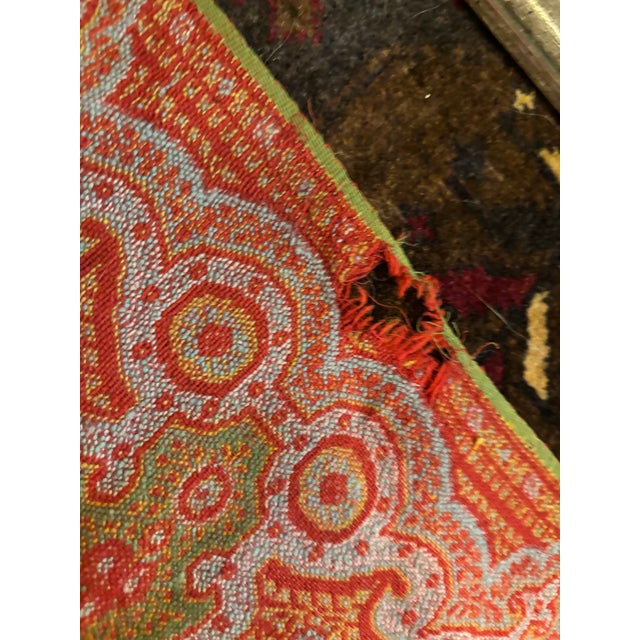Antique Indian Paisley Shawl Throw [Tv] For Sale - Image 12 of 12