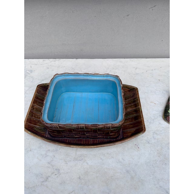 Late 19th Century 19th Century Victorian Majolica Sardine Georges Jones For Sale - Image 5 of 6