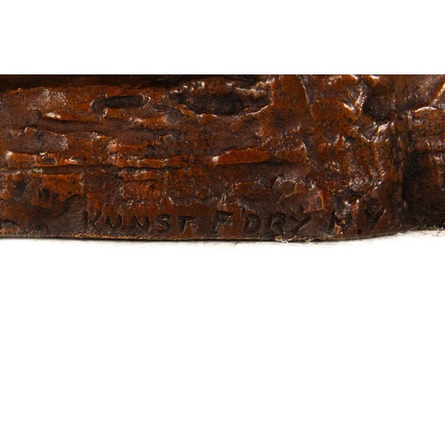 Rare American Bronze Sculpture of Prison Reformer Thomas Mott Osborne For Sale - Image 13 of 18