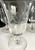 Transparent 1940's Dolly Madison Rose Etched Crystal Glasses by Heisey - Set of 7 For Sale - Image 8 of 12
