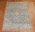Textile Antique Zabihi Collection Persian Senneh Accent Size Rug For Sale - Image 7 of 8