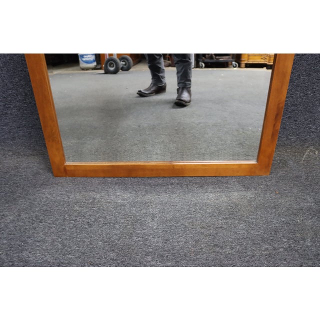 Ethan Allen Ethan Allen Cherry Wall Mirror For Sale - Image 4 of 7