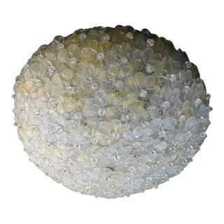 1960s Millefiori Flush Mount by Barovier E Toso For Sale
