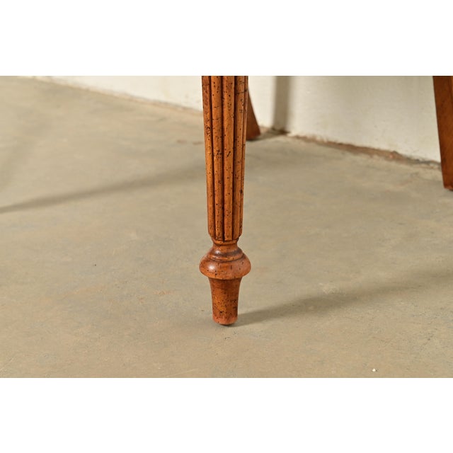 Baker Furniture English Regency Carved Maple Side Chairs or Dining Chairs, Pair For Sale - Image 10 of 15