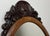 Antique French Walnut Ornate Wall Mirror For Sale - Image 3 of 10