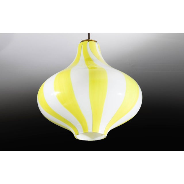 Venini Model 4039 Cipolla Pendant Lamp by Massimo Vignelli for Venini, 1950s For Sale - Image 4 of 5