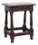Timeless and Antique English Oak Joint Stool/ Stool/ Side Table from the 17th Century with Colors For Sale