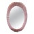 Oval Pink Murano Glass Mirrors with Brass For Sale In Dallas - Image 6 of 6