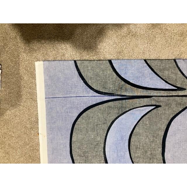 Marimekko Marimekko Kaivo Blue Fabric For Sale - Image 4 of 9