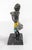 Metal 20th Century Decorative Bronze Painted Monkey Butler Candle Stick Holder For Sale - Image 7 of 14