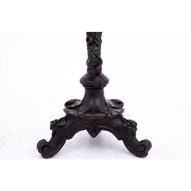Carved Pedestal, France, 1880s For Sale - Image 9 of 10