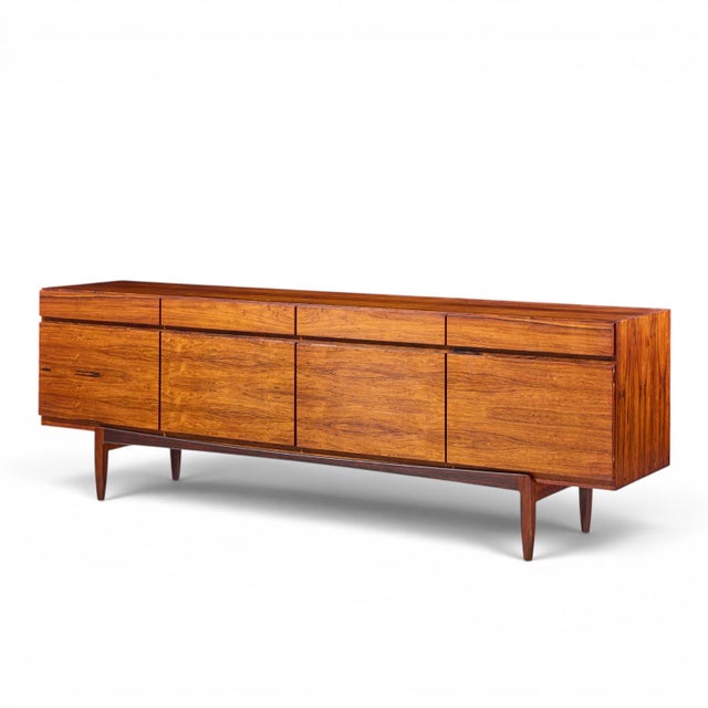 Mid-Century Modern Kofod Larsen for Faarup Møbelfabrik Mid Century Danish Rosewood Credenza For Sale - Image 3 of 11