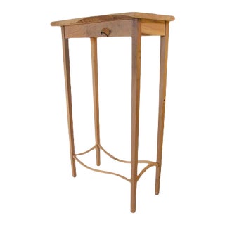 Folk Art Cricker Side Table For Sale