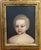 Antique 18th Century English George III Primitive Folk Art Oil Painting - Portrait of a Young Boy in Gilt Wood Frame Circa 1790 For Sale - Image 11 of 12