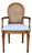 Vintage French Louis XVI Style Cane Back Accent Armchair For Sale