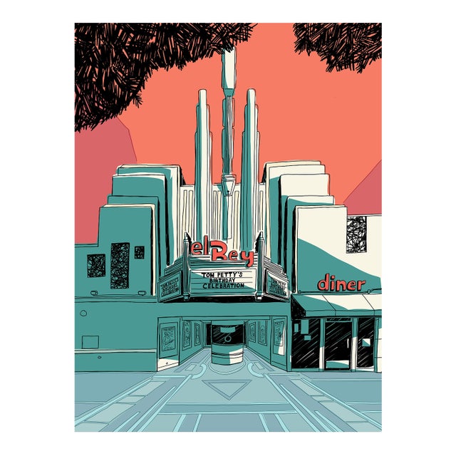 El Rey Limited Edition Print on Entrada Rag by Marz Jr For Sale