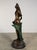 Late 20th Century Bronze “Diana With Leaves” Sculpture, 35” H – Classical Female Figure on Marble Base For Sale - Image 10 of 11