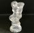 Beautiful frosted and clear crystal statue in excellent condition. This mythical couple, a Nymph and Satyr, embracing...