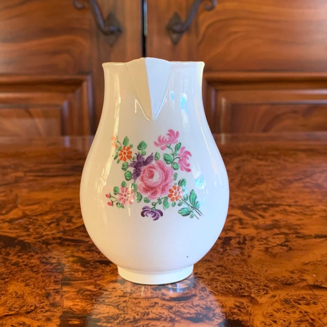 Early 19th Century English Derby Porcelain Cream Pitcher For Sale - Image 5 of 12
