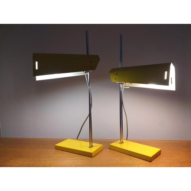 Mid-Century Table Lamps by Josef Hurka for Lidokov, 1970s, Set of 2 For Sale - Image 9 of 10