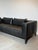 Black Indera 3-Seater Sofa in Black Leather For Sale - Image 8 of 8