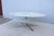 Mid-Century Florence Knoll Oval Dining Table Desk 78" Arabescato Marble, 2008 For Sale In New York - Image 6 of 18