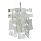 Vintage Murano Glass Link Sconce by Mazzega For Sale