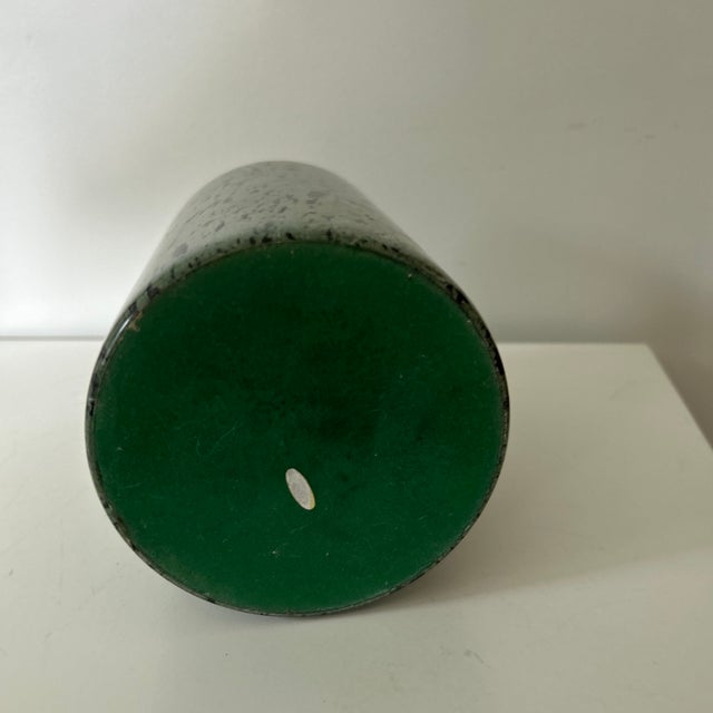 Vintage Mid-Century Modern Green Marble Wine Cooler or Utensil Holder JRJ For Sale In New York - Image 6 of 6