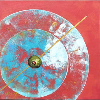 In the Pink Martini - Cocktail Painting on Canvas - Original Artwork by Kathleen Keifer For Sale
