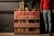 c. 1920s-1930s; Convertible Door Manufacturing Co. - West Allis, WI Vintage painted wood store display for Master-brand...