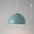Nova Morelli Swag Pendant Light Kit - Half Dome Pool Blue Shade, Inline Dimmer, Plug-in Design, Modern Satin Nickel For Sale - Image 4 of 6
