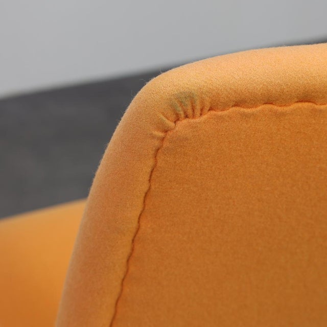 Orange Swivel Lounge Chair by Goldsiegel, 1960s For Sale - Image 8 of 10
