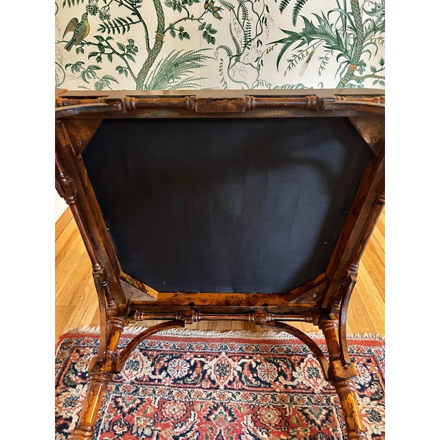 Early to Mid 20th Century Anglo-Chinese Faux Tortoiseshell Lacquer Pagoda Armchair For Sale - Image 15 of 15