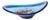 Deep Blue Murano Glass Catchall, Italy, 1960s For Sale