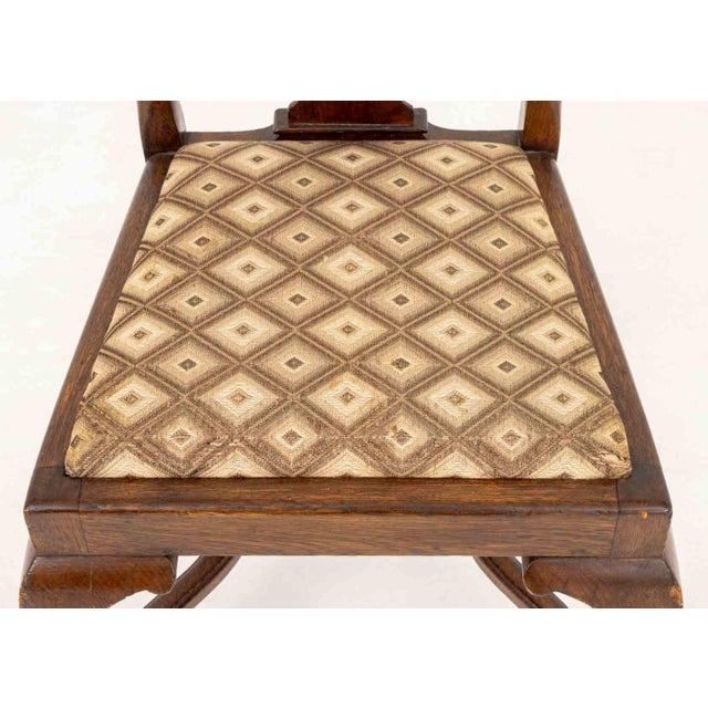 Queen Anne Style Walnut Dining Chairs, 8 For Sale - Image 4 of 8